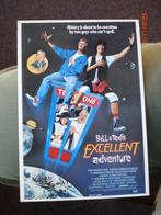 kaart Keanu Reeves in Bill & Ted's Excellent Adventure, Ophalen of Verzenden, 1980 tot heden, Ongelopen, Sterren en Beroemdheden