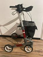 Rollator Topro Troja 5G Maat M Rood Lichtgewicht Rolator, Ophalen, Opvouwbaar, Gebruikt