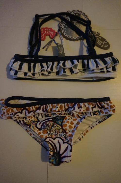 Nieuw Bikini Jilly / Lilly maat 92 / 98 blauw bruin wit, Kinderen en Baby's, Kinderkleding | Maat 92, Nieuw, Meisje, Sport- of Zwemkleding