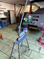 Hefboomplaatschaar op onderstel, Ophalen, Gebruikt