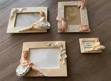 4 ballerina fotolijstjes beschikbaar voor biedingen