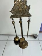 Antiek haardstel met scheepsmotief, Ophalen, Gebruikt, Vrijstaande haard, Overige soorten