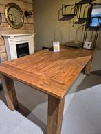 Teak Eettafel 220x100 - Onbehandeld, Gebruikt, Teakhout, 200 cm of meer, Landelijk