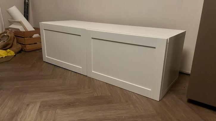 IKEA BESTA kas, Huis en Inrichting, Kasten | Dressoirs, Zo goed als nieuw, 100 tot 150 cm, 25 tot 50 cm, Ophalen
