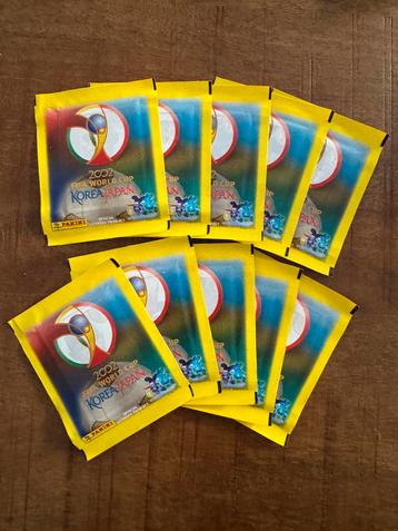 Panini WK 2002 losse sealed zakjes beschikbaar voor biedingen