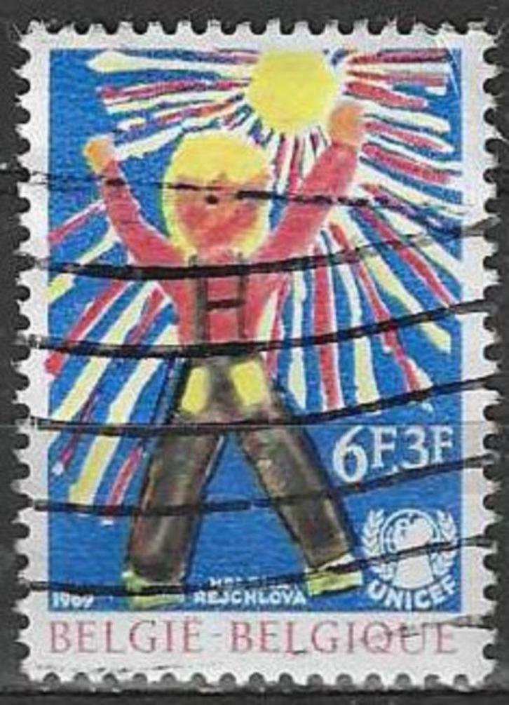 Belgie 1969 - Yvert/OBP 1494 - Unicef (ST), Postzegels en Munten, Postzegels | Europa | België, Gestempeld, Verzenden