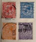 George V 1912/25 Royal stamp 1 penny-2 - 2 1/2 - 3 pence, Verzenden, Gestempeld