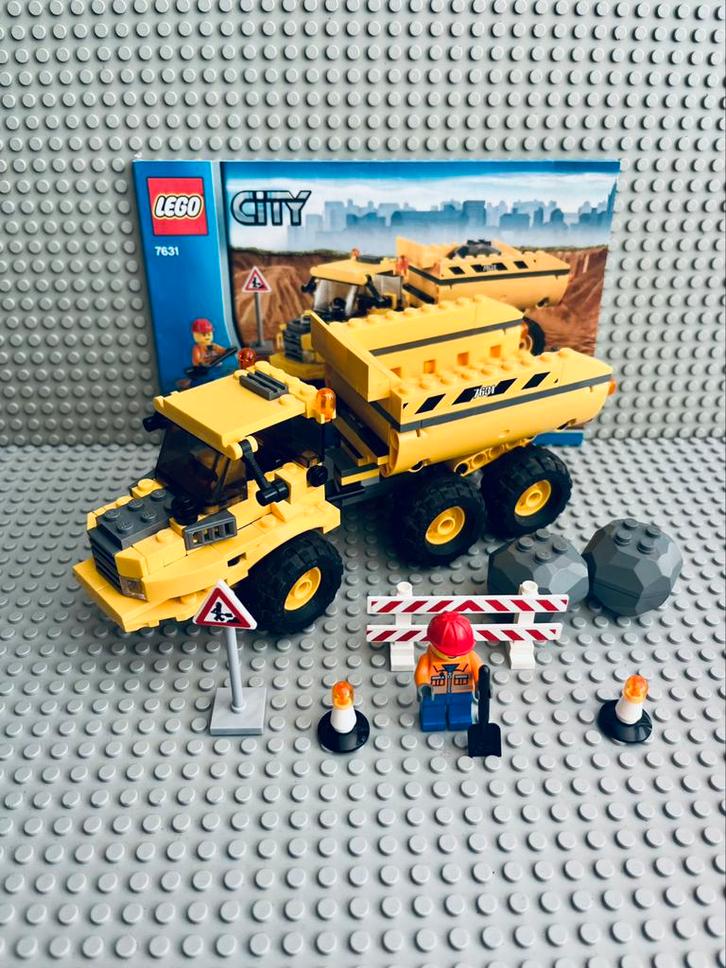 LEGO City 7632 Dump Truck, Kinderen en Baby's, Speelgoed | Duplo en Lego, Gebruikt, Lego, Complete set, Ophalen of Verzenden