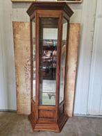 Klassieke vitrinekast, servieskast, wijn/whiskey bar, Ophalen, Zo goed als nieuw, 25 tot 50 cm