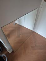 Mooie grote vierkante spiegel (facet geslepen), Huis en Inrichting, Woonaccessoires | Spiegels, Ophalen, Gebruikt, Vierkant