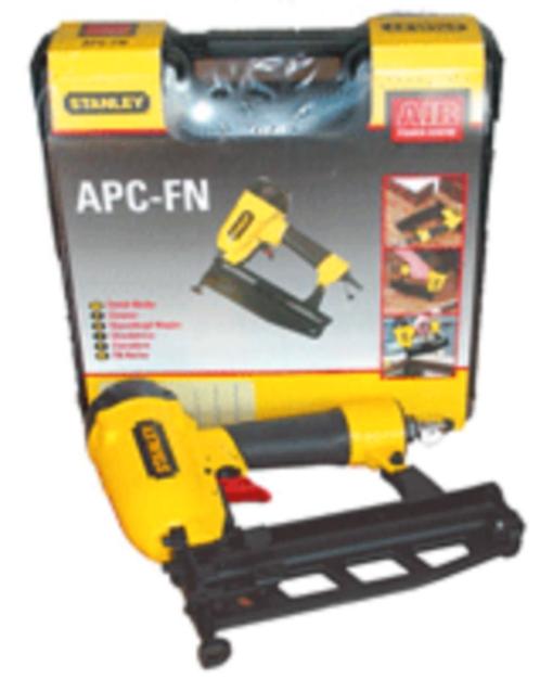 Stanley spijkermachine luchtdruk 25 > 64 mm in koffer, Doe-het-zelf en Verbouw, Gereedschap | Handgereedschap, Nieuw, Ophalen of Verzenden