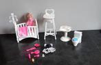 barbie Shelly met bedje, kinderstoel, wc enz. 1997, Ophalen of Verzenden, Gebruikt, Barbie