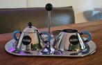 Alessi suiker & melk setje  - Rvs/Chroom, Verzenden, Gebruikt, Rvs of Chroom, Vaatwasserbestendig