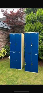 Twee Lockerkasten  origineel- Blauw, Ophalen of Verzenden, Gebruikt