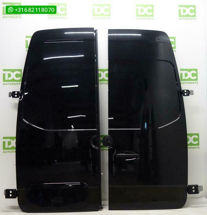 Mercedes Sprinter W907 ('18-'23) set achterdeuren zwart H2, Auto-onderdelen, Overige Auto-onderdelen, Mercedes-Benz, Gebruikt