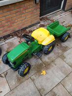 John Deere speelgoed tractor met aanhanger, Kinderen en Baby's, Speelgoed | Buiten | Voertuigen en Loopfietsen, Ophalen, Gebruikt