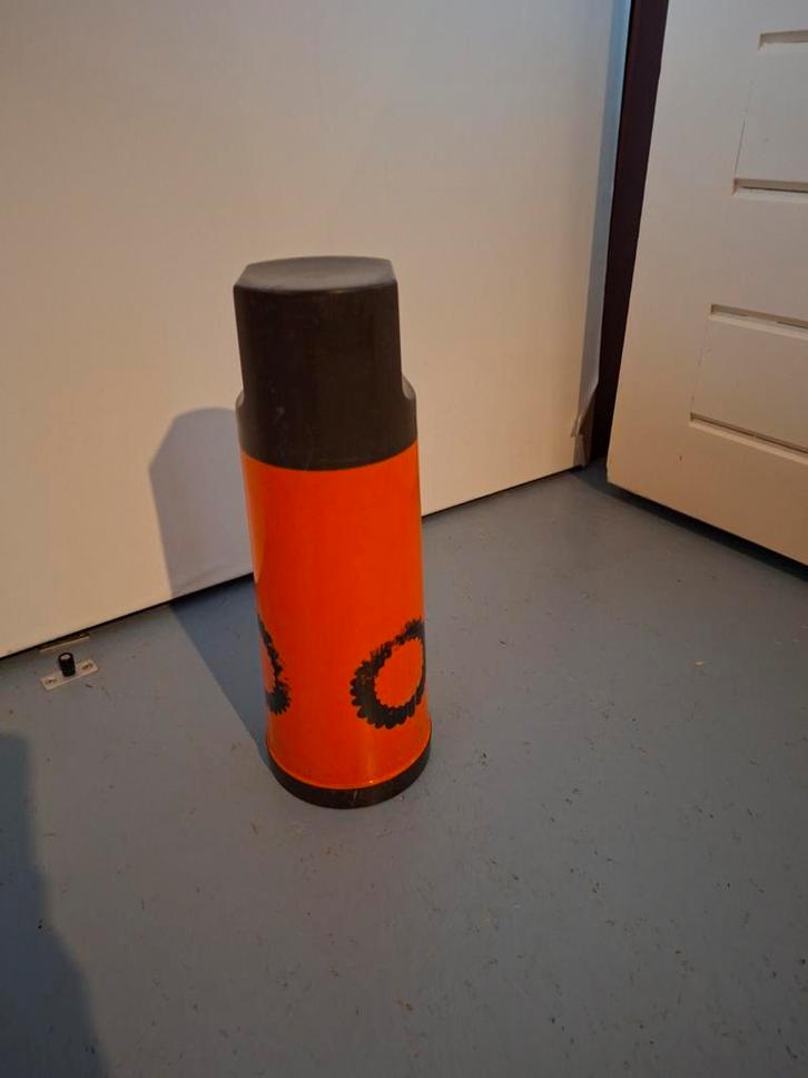 Brabantia Patrice Thermosfles 1 Liter - Vintage, Huis en Inrichting, Woonaccessoires | Prullenbakken, Gebruikt, Kunststof, Minder dan 50 cm