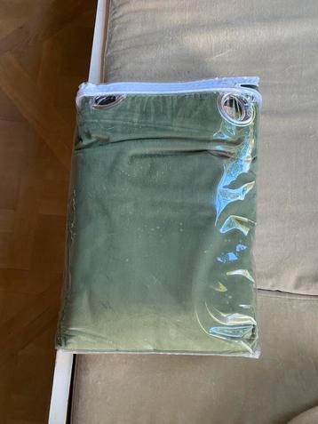 2 stuks 140x290cm verduisterende groen fluwelen gordijnen beschikbaar voor biedingen