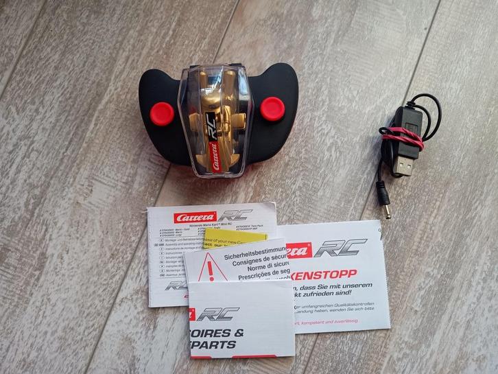 Carrera RC Mario Kart Gold, Hobby en Vrije tijd, Modelbouw | Radiografisch | Auto's, Zo goed als nieuw, Auto onroad, Elektro, Overige schalen