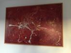 Rood schilderij van Maïthe - 104x153 cm, Antiek en Kunst, Ophalen