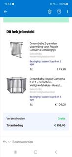 Dreambaby Royale Converta 3-in-1 Veiligheidshek, Kinderen en Baby's, Traphekjes, Ophalen, Zo goed als nieuw, Metaal of IJzer, 115 cm of meer
