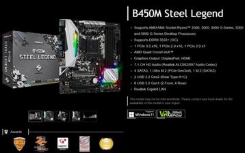 RGB Gaming MB + AMD Ryzen 5 4500 + 16GB Kingston Fury Beast beschikbaar voor biedingen