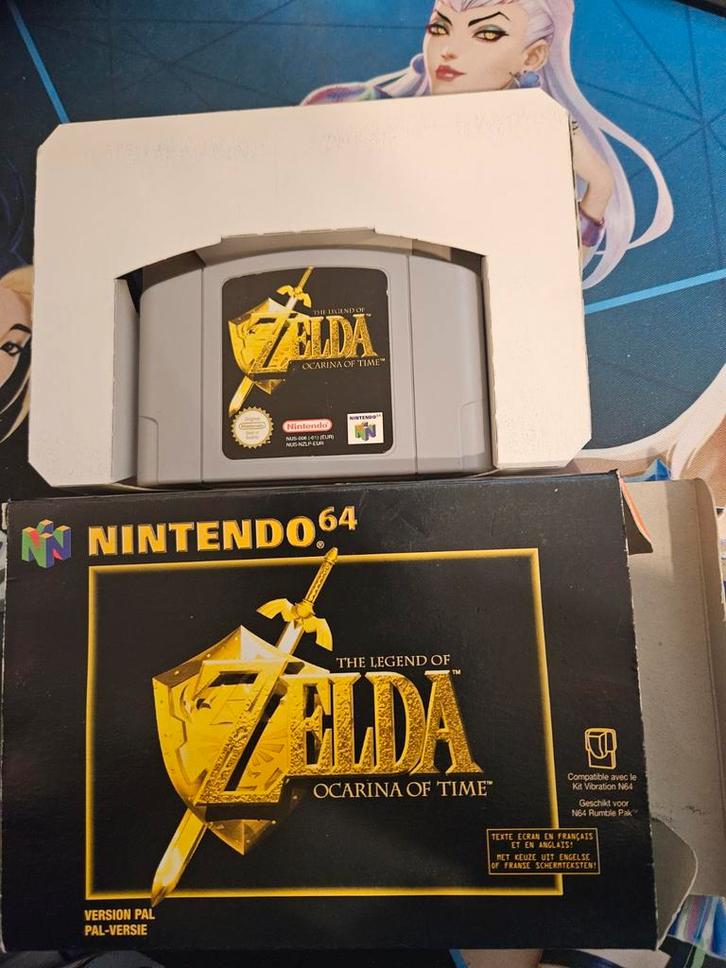 Zelda Ocarina of Time N64 - CIB, Spelcomputers en Games, Spelcomputers | Nintendo 64, Zo goed als nieuw, Zonder controller, Met games