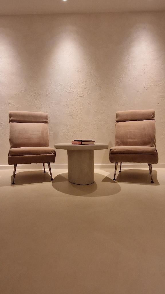 Set van 2 vintage cocktail chairs – jaren 60 tijdloos & warm, Ophalen of Verzenden