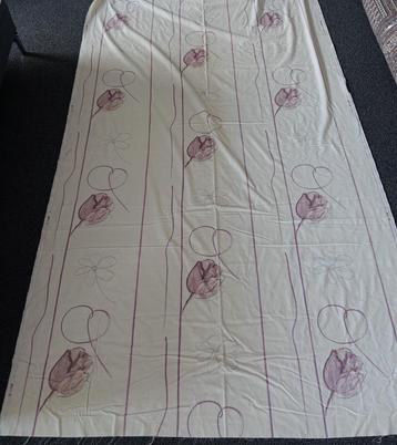 Artelux velours gordijnstof lap stof 140x330cm tulp fluweel beschikbaar voor biedingen