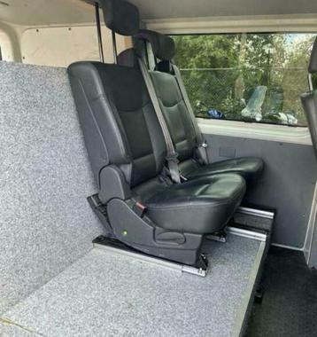 Zwart of blauw leren stoelen 3p gordel oldtimer camper bus beschikbaar voor biedingen