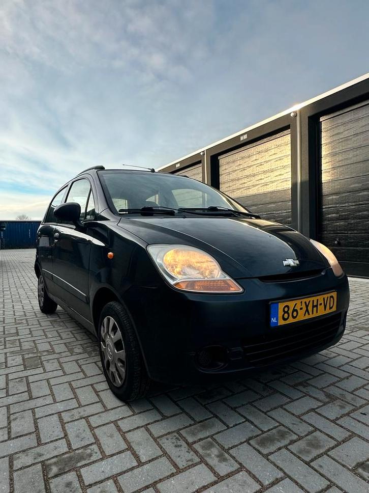 Chevrolet Matiz 0.8 2007 Zwart nieuw APK, Auto's, Chevrolet, Particulier, Matiz, Benzine, C, Hatchback, Handgeschakeld, Origineel Nederlands