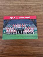 Elftalfoto Ajax Seizoen 2002-2003, Ophalen of Verzenden, Zo goed als nieuw, Ajax