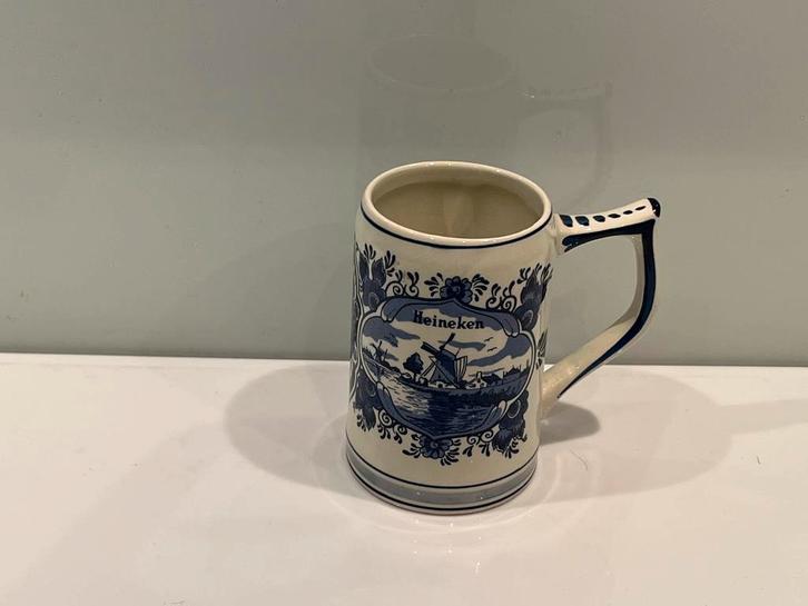 Heineken pul porselein, Verzamelen, Biermerken, Zo goed als nieuw, Glas of Glazen, Heineken, Ophalen of Verzenden