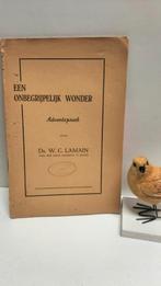 Lamain, Ds. W.C.; Een onbegrijpelijk wonder (Adventspreek), Boeken, Godsdienst en Theologie, Ophalen of Verzenden, Gelezen, Christendom | Protestants