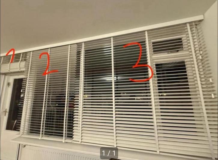 TE KOOP: Jaloezieën van hoge kwaliteit, Huis en Inrichting, Stoffering | Gordijnen en Lamellen, Zo goed als nieuw, 200 cm of meer