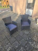 Twee R&S tuinstoelen met kussens, Ophalen of Verzenden, Gebruikt