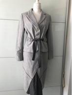 Grijs Wollen Mantelpakje, Maat 38/40 (M), Kostuum of Pak, Sorelle, Ophalen of Verzenden