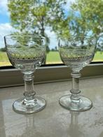 Val Saint Lambert wijnglazen 11 cm jaren dertig, Ophalen of Verzenden