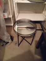 2 hele mooie bij bijzet tafeltjes, Huis en Inrichting, Tafels | Sidetables, Ophalen, 50 tot 100 cm, Rond, Zo goed als nieuw