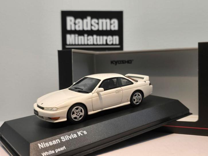 Nissan Silvia S14 - White Pearl - 1:43 kyosho, Hobby en Vrije tijd, Modelauto's | 1:43, Nieuw, Auto, Kyosho, Ophalen of Verzenden