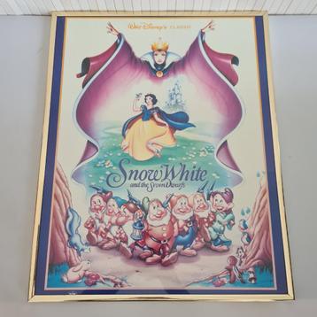 Snow White and the seven dwarfs filmposter vintage
