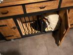Dressoir/bench, Ophalen, 150 tot 200 cm, Eikenhout, Zo goed als nieuw