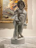 antiek groot beeld Boizot van engel, putti cerubijn, Antiek en Kunst, Kunst | Beelden en Houtsnijwerken, Ophalen