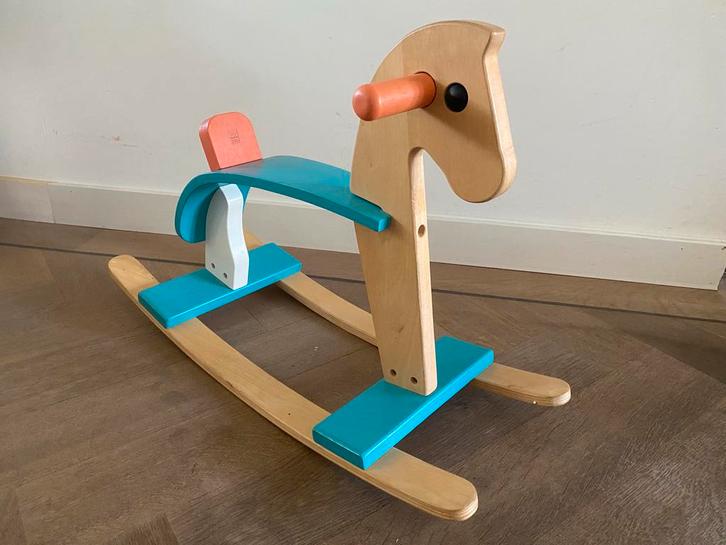 Houten Hobbelpaard - Klassiek Speelgoed, Kinderen en Baby's, Speelgoed | Hobbelfiguren, Gebruikt, Ophalen