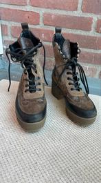 Louis Vuitton Metropolis boots maat 38,5 met originele bon, Verzenden, Zo goed als nieuw, Zwart