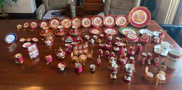 Limoges France (Porselein) +- 80 stuks beschikbaar voor biedingen