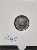 10 cent 1895 koningin Wilhelmina, Postzegels en Munten, Munten | Nederland, Zilver, Ophalen of Verzenden, 10 cent, Koningin Wilhelmina