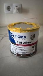 Sigma s2u allure gloss ral 9010 0,5L, Minder dan 5 liter, Ophalen of Verzenden, Nieuw, Wit