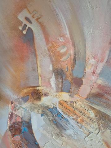 Abstract Gitaar Schilderij Sandro beschikbaar voor biedingen