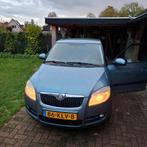 Skoda Fabia 16-16v 2010 automaat, Auto's, Skoda, Blauw, Grijs, Particulier, Euro 4